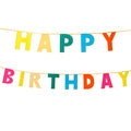 Rainbow Happy Birthday Garland - 10ft