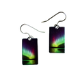 Rainbow Small Rectangle Earrings #1789
