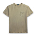 Ralph Lauren - Custom Slim Mineral-Dyed Pocket T-Shirt in Olive - Nigel Clare