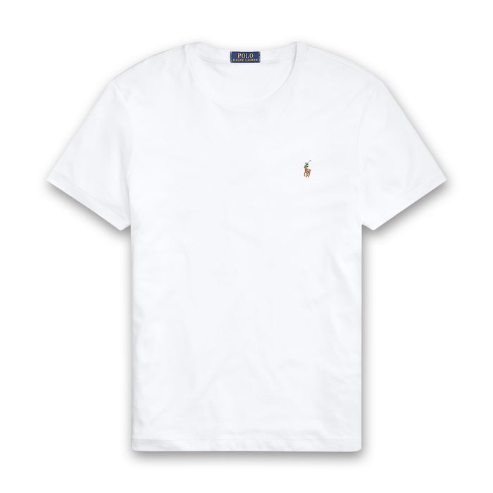 Ralph Lauren - Custom Slim Soft Cotton T-Shirt in White - Nigel Clare