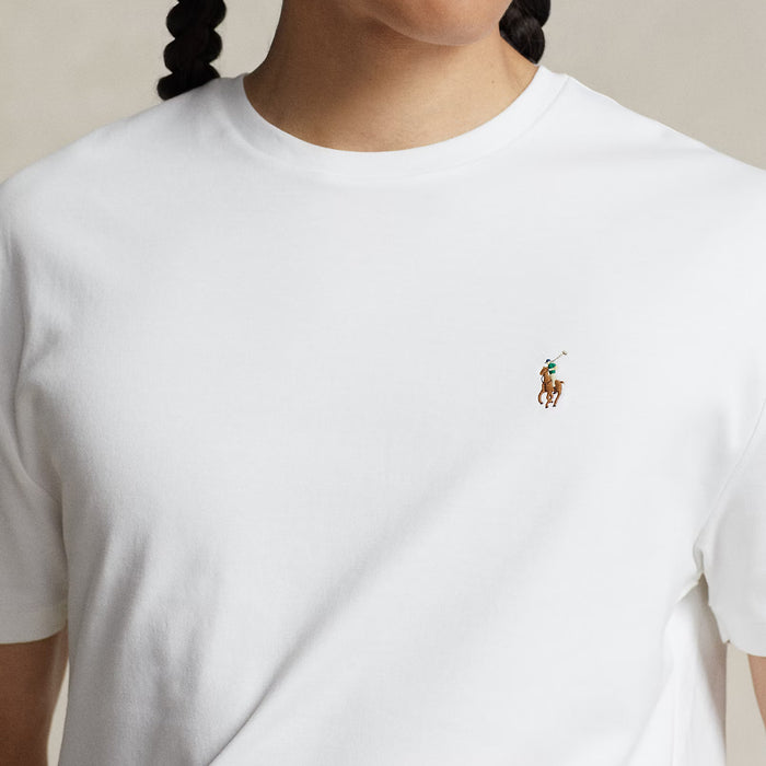 Ralph Lauren - Custom Slim Soft Cotton T-Shirt in White - Nigel Clare