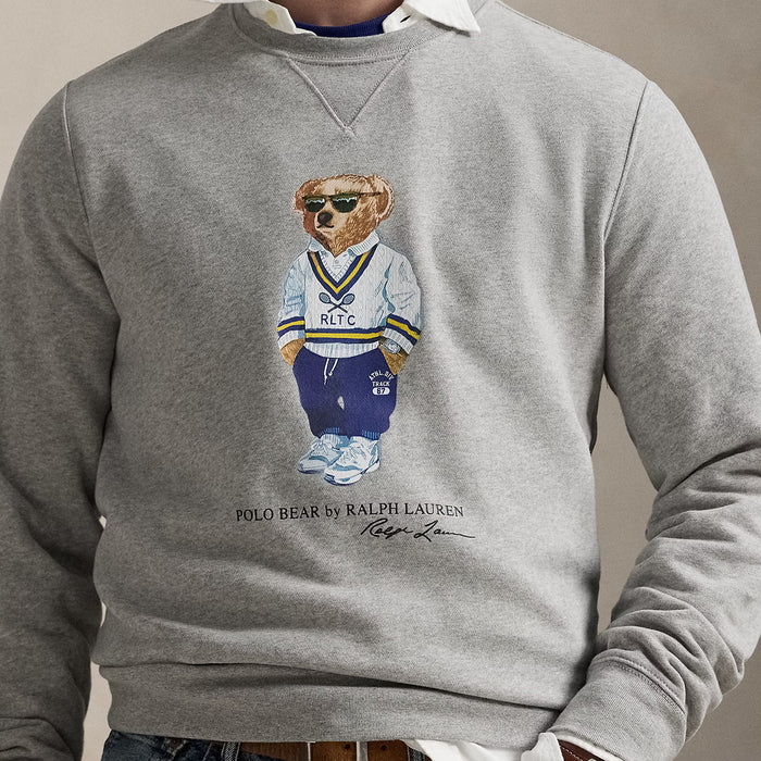 Ralph Lauren - Polo Bear Fleece Sweatshirt in Grey - Nigel Clare