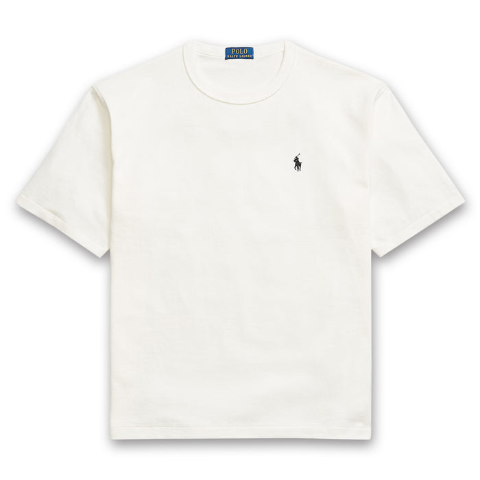 Ralph Lauren - Relaxed Fit Back Logo Jersey T-Shirt in Off White - Nigel Clare