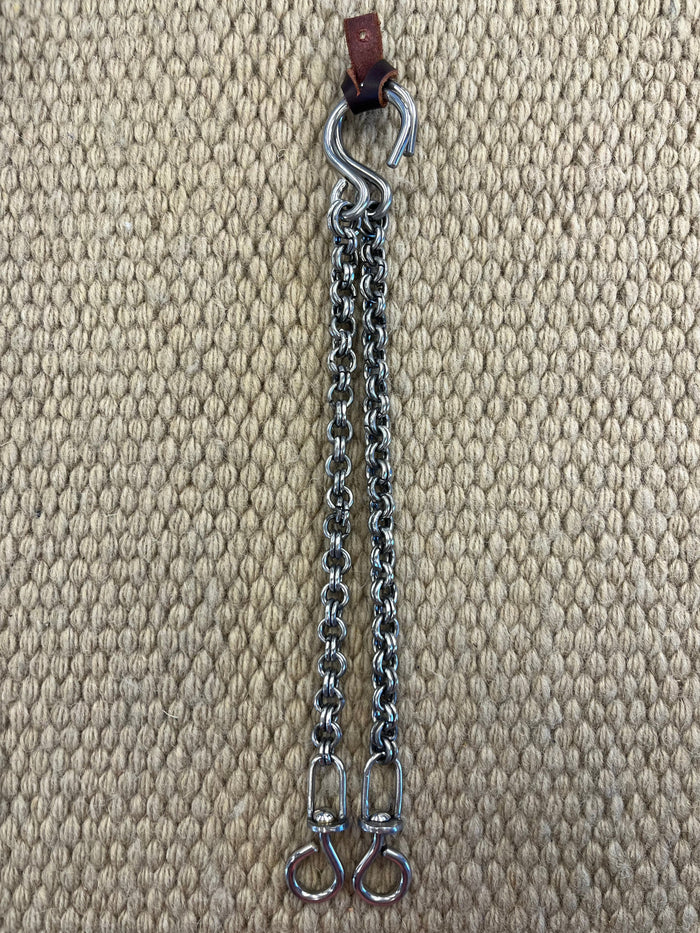 Rein Chains - RCH41 - TRB Stainless Double Ring 10 1/2"