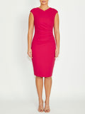Reina Cerise Dress