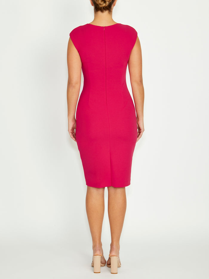 Reina Cerise Dress