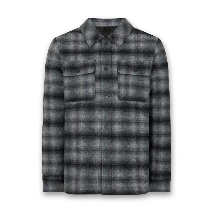 Remus - Griffin Padded Shirt Jacket in Navy - Nigel Clare