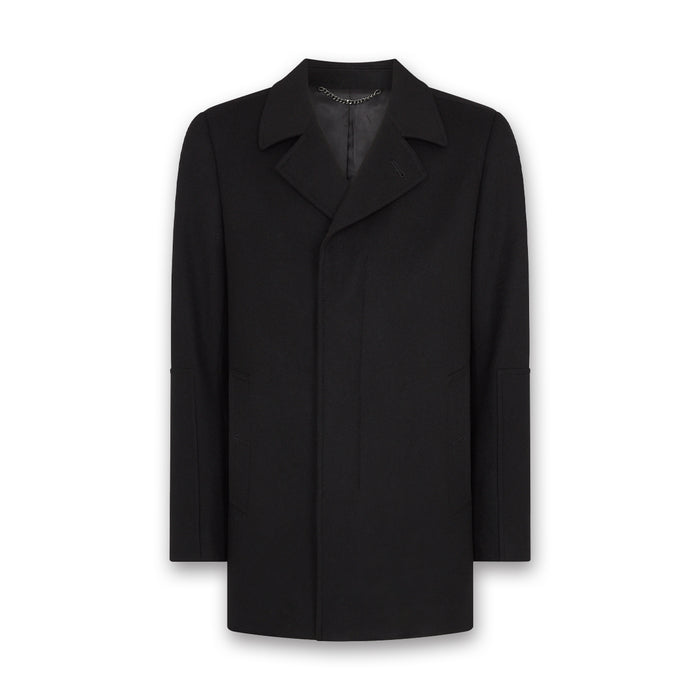 Remus - Lochlan Tailored Overcoat in Black - Nigel Clare