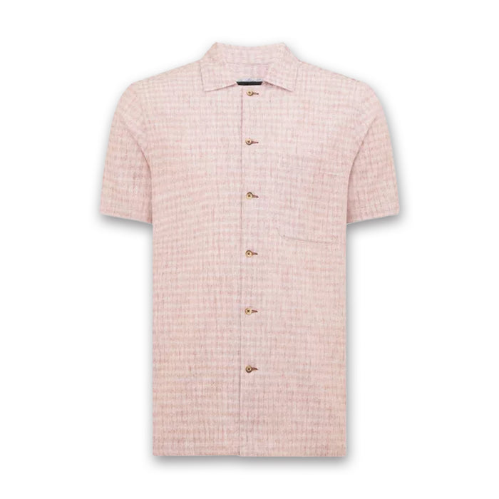 Remus - Paolo Tapered SS Shirt in Oyster - Nigel Clare