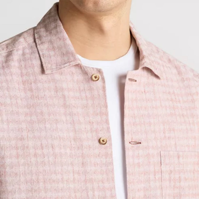 Remus - Paolo Tapered SS Shirt in Oyster - Nigel Clare