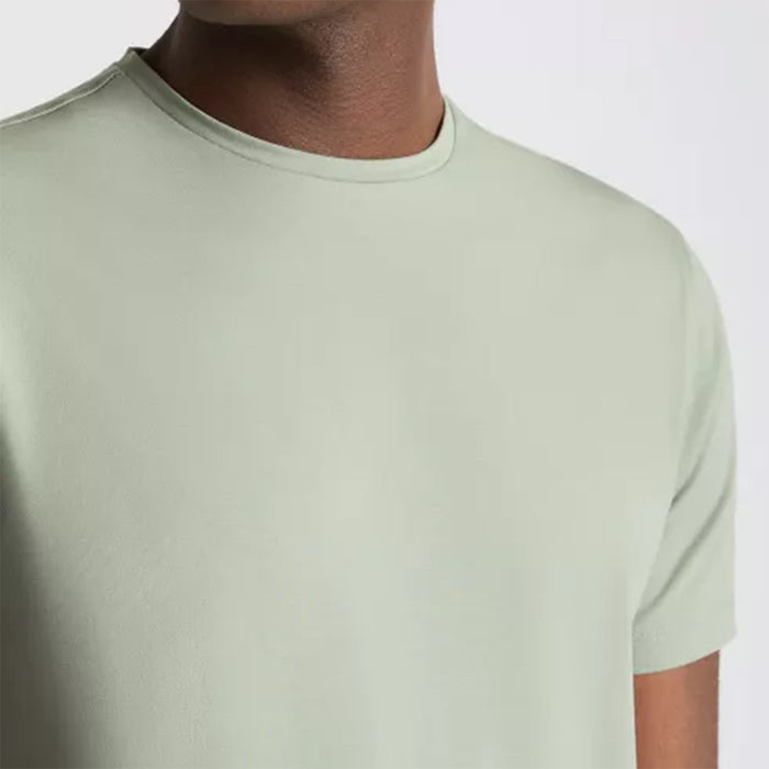 Remus - Plain Stretch T-Shirt in Light Green - Nigel Clare