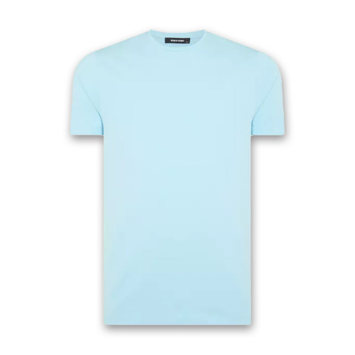 Remus - Plain Stretch T-Shirt in Sky Blue - Nigel Clare