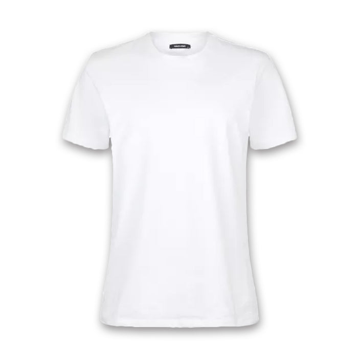 Remus - Plain Stretch T-Shirt in White - Nigel Clare