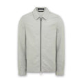Remus - Regular Fit Two-Way Zip Overshirt in Grey - Nigel Clare