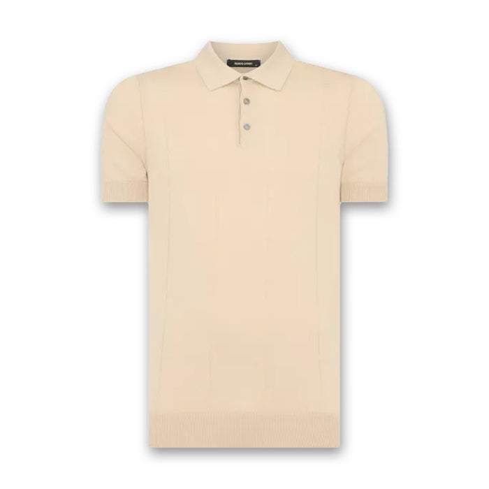 Remus - Slim Fit Polo in Stone - Nigel Clare
