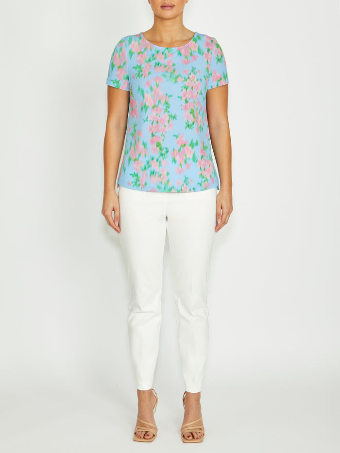 Remy Floral Haze Jersey Top