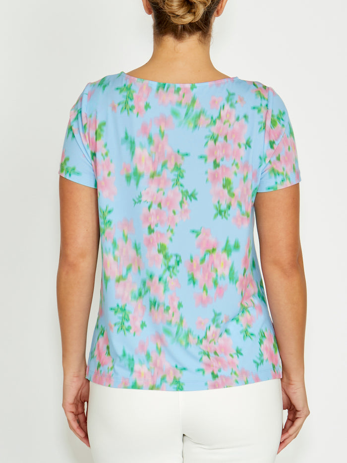 Remy Floral Haze Jersey Top