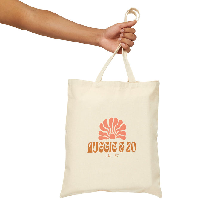 Retro Sun Canvas Tote