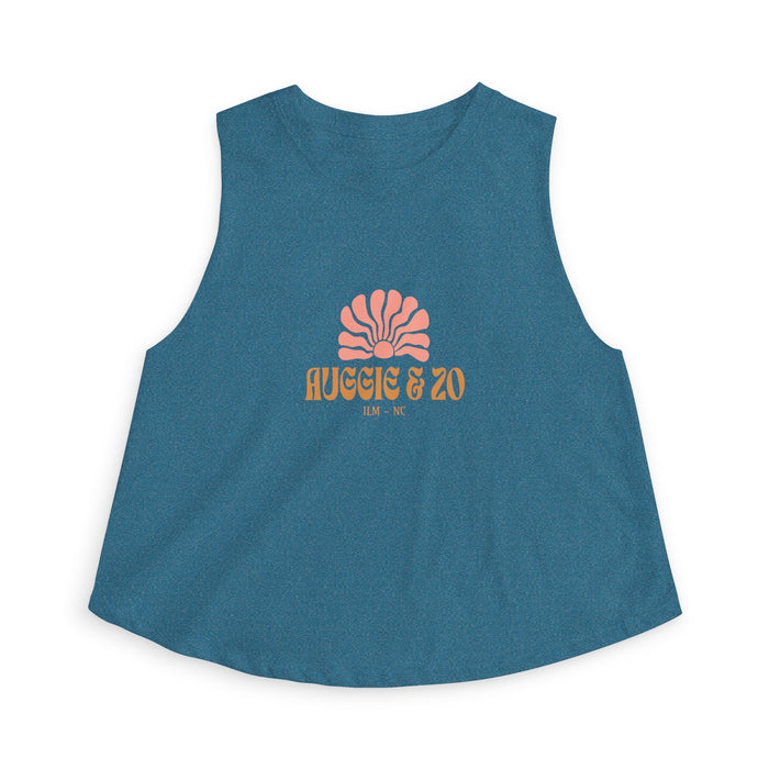 Retro Sun Crop Tank Top