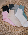 Ribbed Crew Socks - 7 Options Zenana