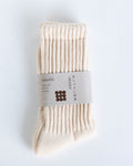 ribbed crew socks