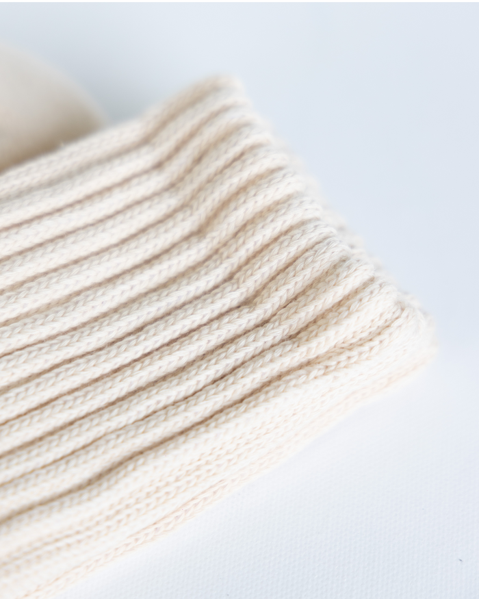 ribbed crew socks
