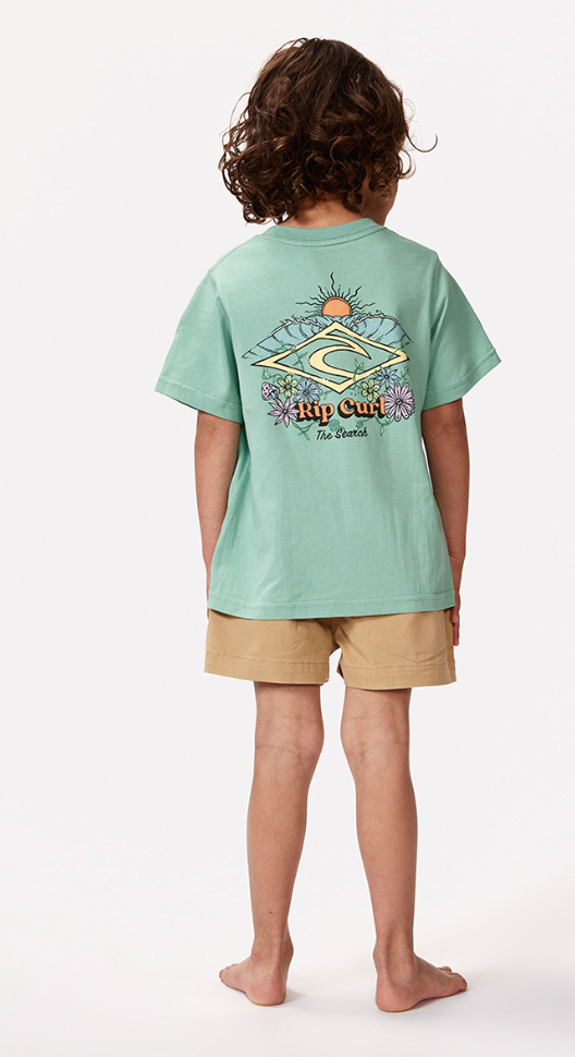 Rip Curl Shred Town Barrel Short Sleeve Tee Boy
