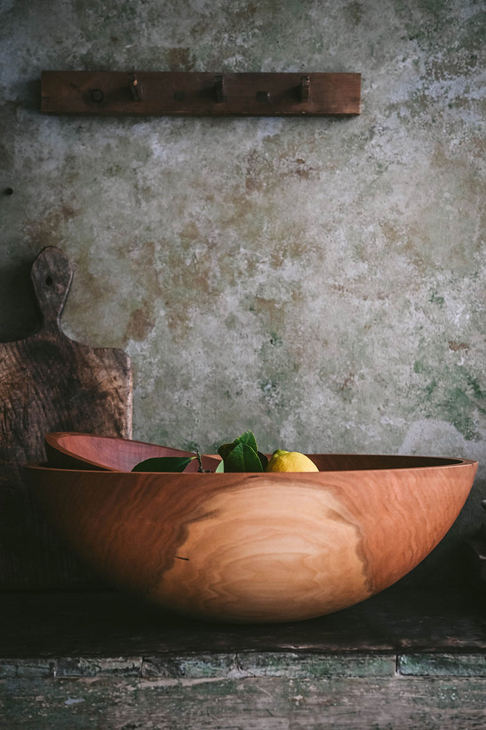 Roan Iris Beech Wood Bowl