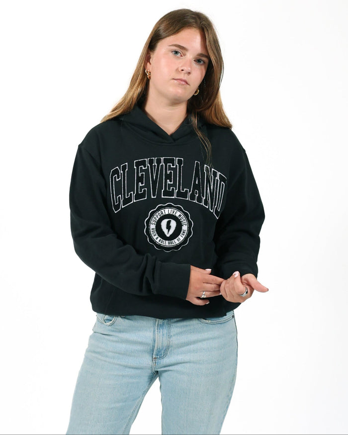 ROCK HALL CHENILLE PATCH HOODIE