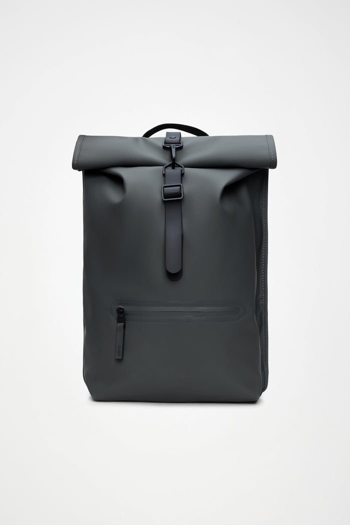 RAINS Rolltop Rucksack Dark Grey 19L H48 x D11 x W32 cm Backpack