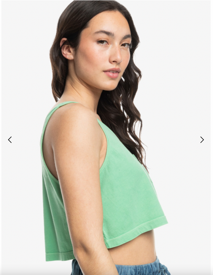 Roxy Crop Summer - Cropped Chest Pocket Vest Top For Women