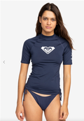 Roxy Whole Hearted - Short Sleeve Upf 50 Rash Vest For Women