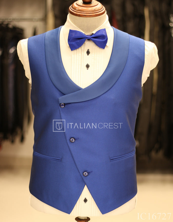 Royal Blue 3-Piece Tuxedo Suit