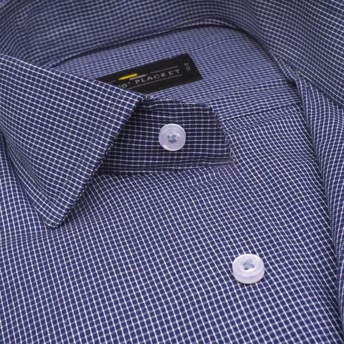 ROYALE BLUE CHECKERED SHIRT