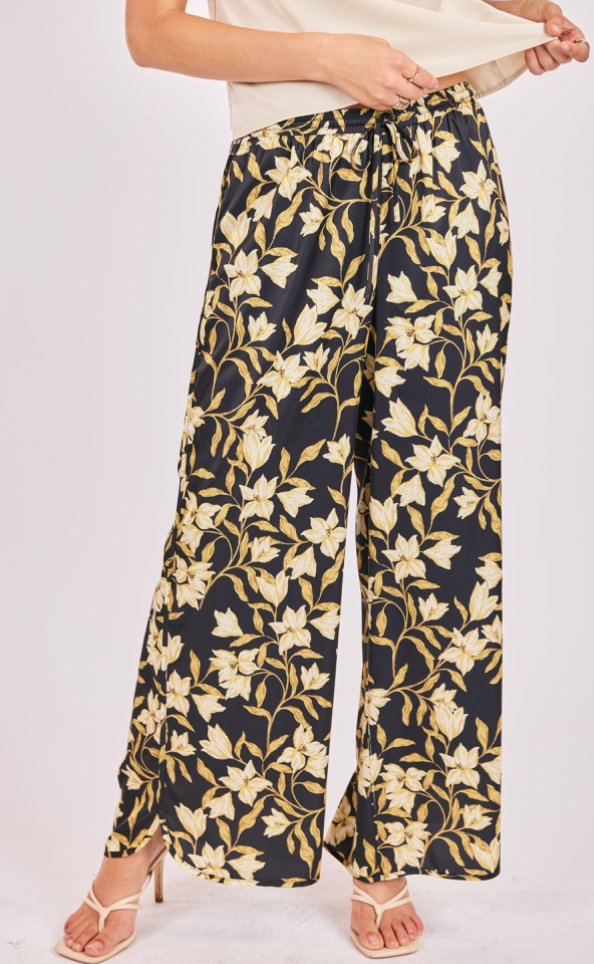 Sadie & Sage Gala Satin Pants