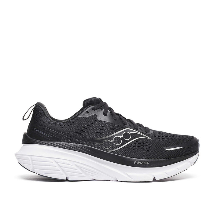 Saucony - Guide 18 Trainers in Black/White - Nigel Clare