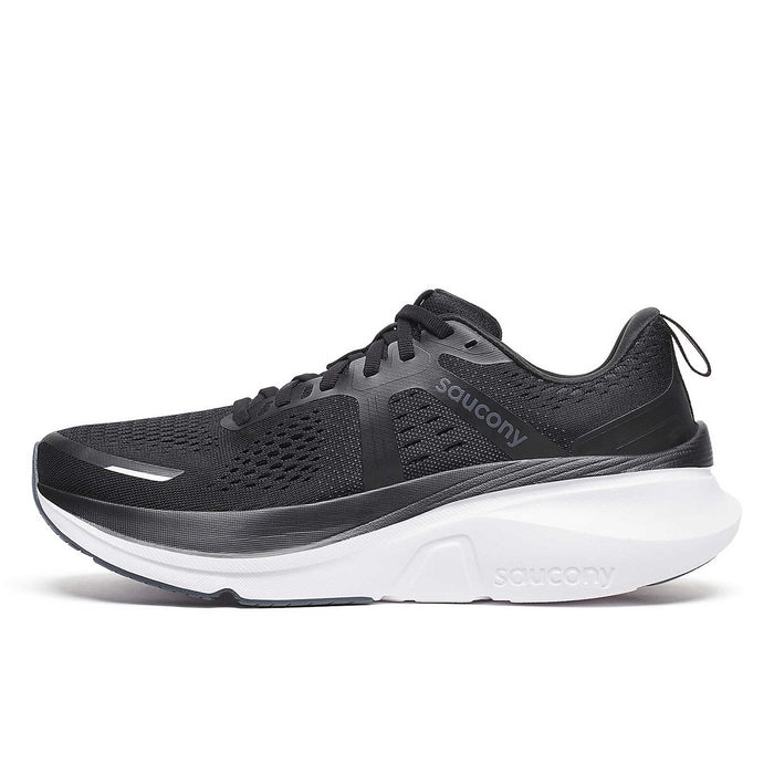 Saucony - Guide 18 Trainers in Black/White - Nigel Clare
