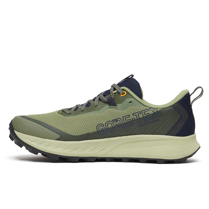 Saucony - Peregrine 15 GTX Trainers in Hemlock/Navy - Nigel Clare