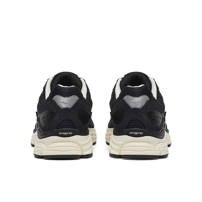 Saucony - ProGrid Omni 9 Trainers in Black/Cream - Nigel Clare