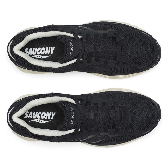 Saucony - ProGrid Omni 9 Trainers in Black/Cream - Nigel Clare