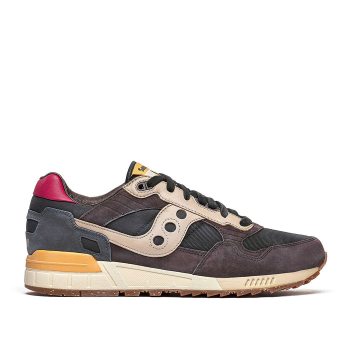 Saucony - Shadow 5000 Distressed Trainers in Black/Brown - Nigel Clare