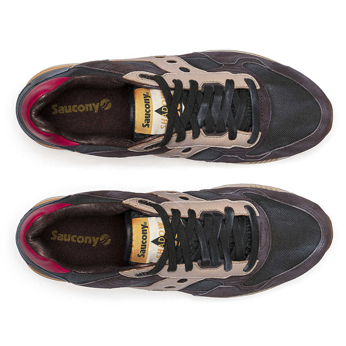 Saucony - Shadow 5000 Distressed Trainers in Black/Brown - Nigel Clare