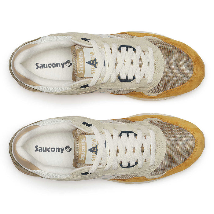 Saucony - Shadow 5000 Trainers in Beige/Off White - Nigel Clare