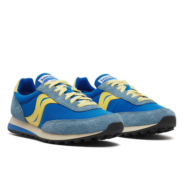 Saucony - Trainer 80 Original Trainers in Blue/Mustard - Nigel Clare
