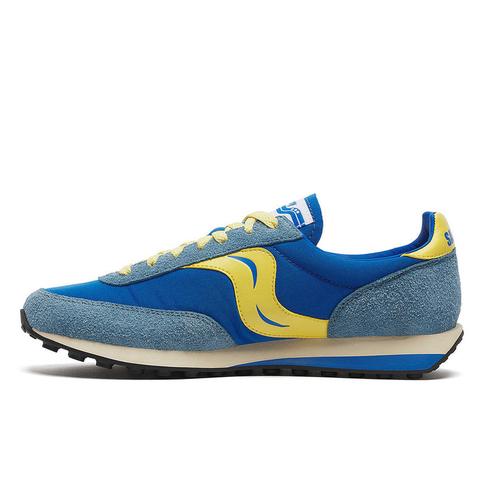 Saucony - Trainer 80 Original Trainers in Blue/Mustard - Nigel Clare