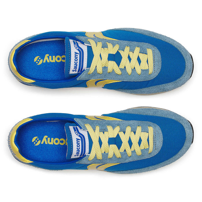 Saucony - Trainer 80 Original Trainers in Blue/Mustard - Nigel Clare