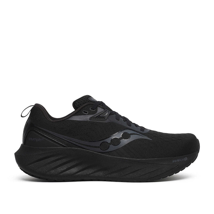 Saucony - Triumph 22 Trainers in Triple Black - Nigel Clare