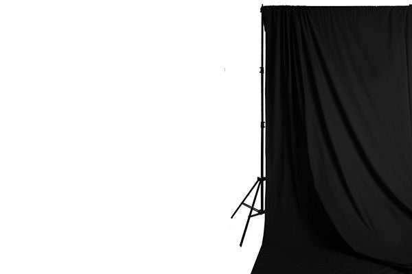 Savage Black Solid Colored Muslin Backdrop