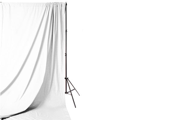 Savage White Solid Colored Muslin Backdrop