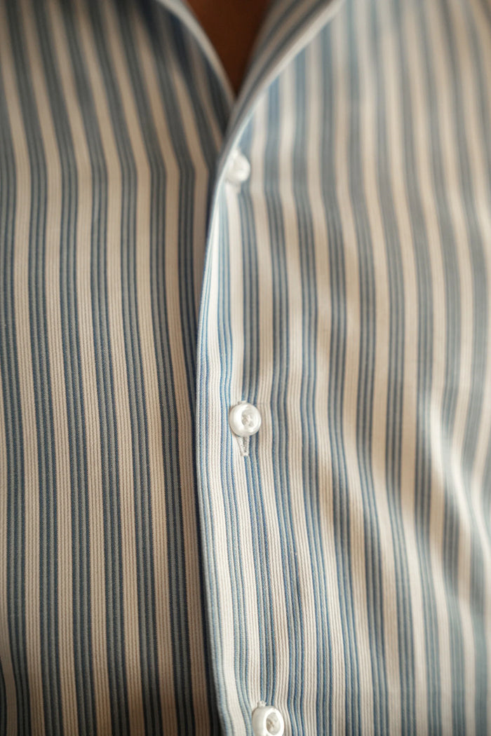 SAVILE BLUE STRIPES - Durins Placket